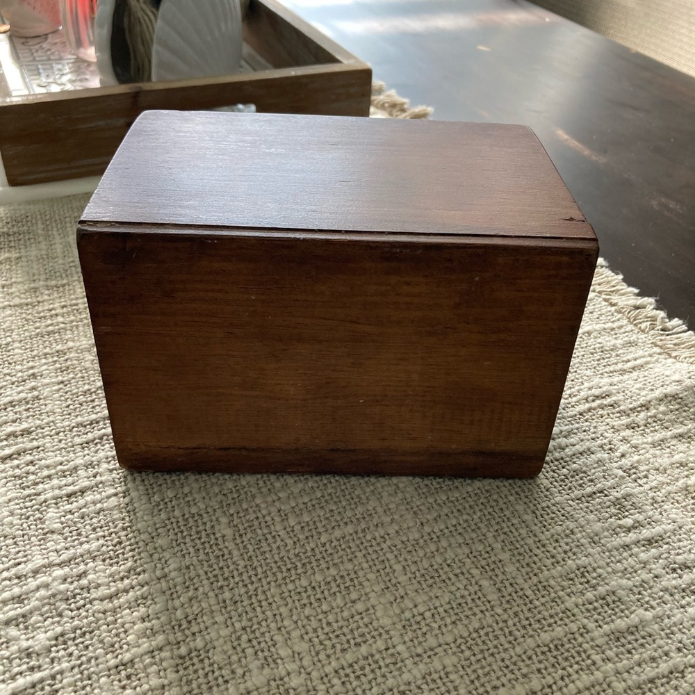 Classic Wooden Recipe Box - Picture 3 of 9
